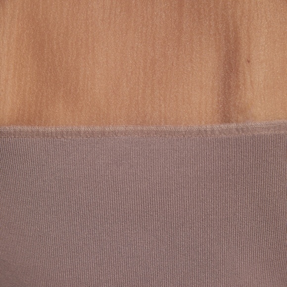 ZARA DUSTY PINK KNIT BANDAGE CHIFFON RUFFLE ORGANZA LONG SLEEVE TOP BLOUSE $69.9 - Picture 9 of 9